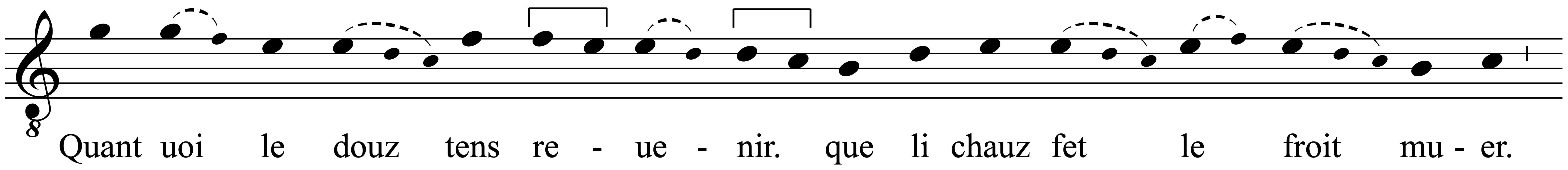 Work musical notation